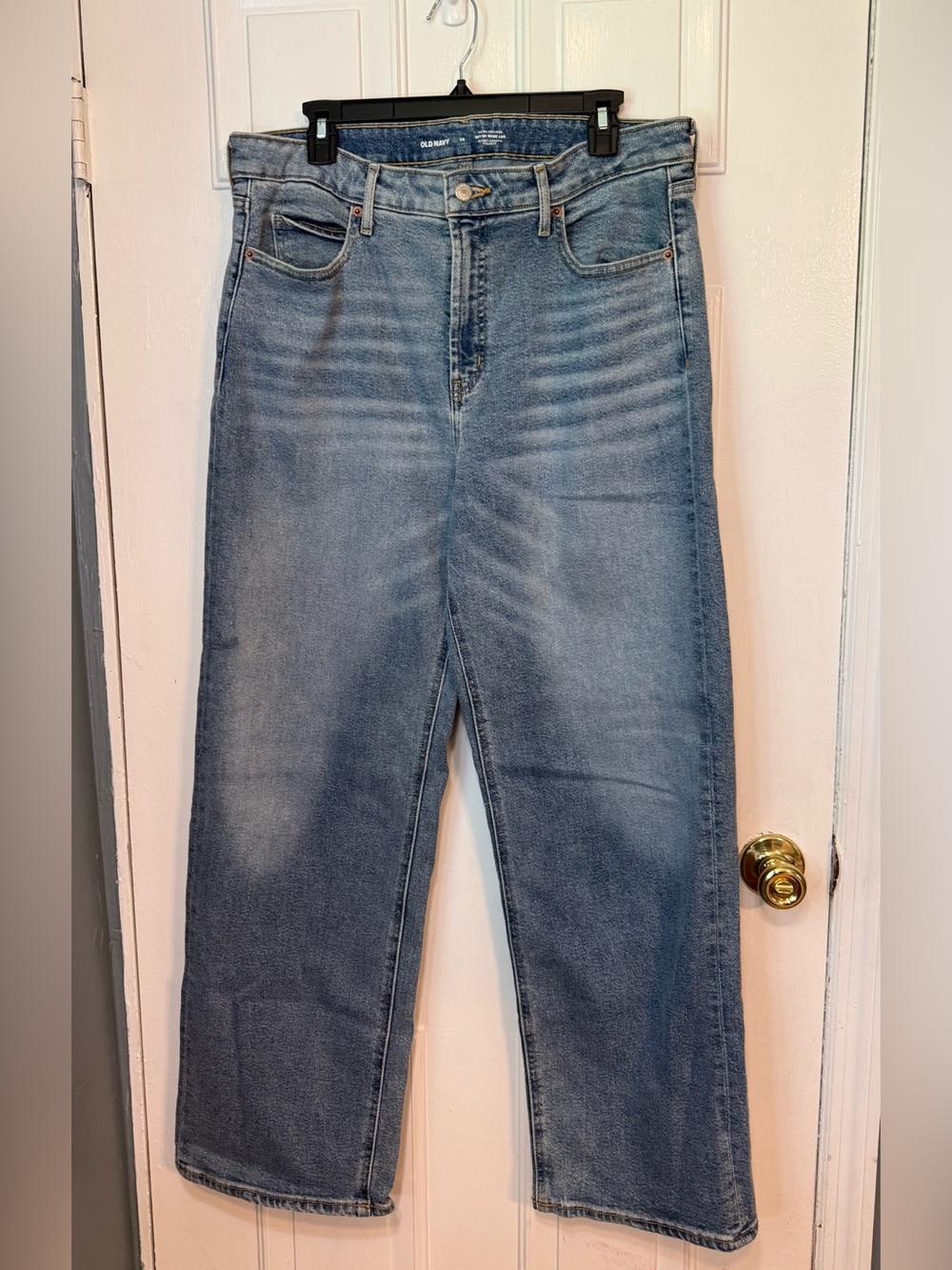 Extra High Rise Sky-Hi Wide Leg Jeans